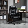 Vinsetto High Back Massage Office Chair with 6-Point Vibration, 5 Modes, Executive Chair, PU Leather Swivel Chair with Reclining Back, and Retractable Footrest - 2 of 4