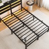 Sapphtopaz Bed Frame Heavy Duty Platform Bed Frame with Headboard Steel Slats Bedroom Furniture, No Box Spring Needed - 4 of 4