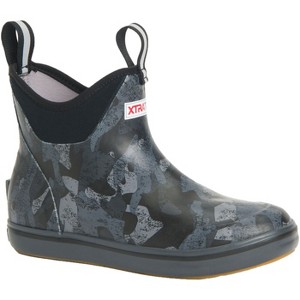 Women's Women's 6 in Black Camo Ankle Deck Boot - 1 of 4