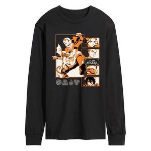 Men's - Avatar: The Last Airbender - Team Avatar Long Sleeve Graphic T-Shirt - 1 of 4
