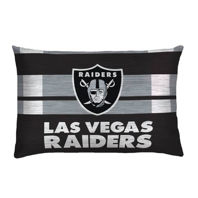 NFL Vegas Raiders Heathered Stripe Queen Bed in a Bag - 3pc — фото 3