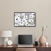 Art Remedy Texture and Flowers Colorful buterfly and flowers wall art Framed - 2 of 4