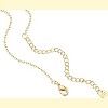 14K Gold Plated Station Necklace - Simulated Diamond BTY Layering Necklaces - Womens CZ Chain - 3 of 4