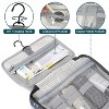 PAVILIA Hanging Toiletry Bag Travel Women Men, Foldable Cosmetic Organizer, Water Resistant Makeup Accessories Essentials Kit - 3 of 4
