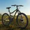 RISOKEYS 26 Inch Mountain Bike,21 Speed with High-Carbon Steel Frame Bike for Adults,Dual Disc Brake & Shock Fork Plus Shock Absorber - 2 of 4