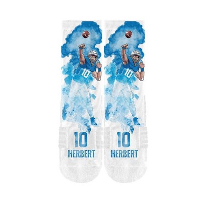 NFL Los Angeles Chargers Justin Herbert Athletic Socks - M/L