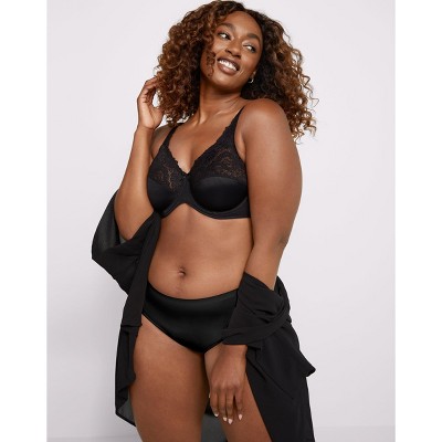 Lilyette by Bali Minimizer Underwire Bra Black 36G Women's