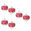 Melrose Glittered Pinecone Ornament (Set of 6) - 2 of 4
