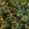 Nearly Natural 4-ft Snowed Tipped Clermont Pine Artificial Christmas Tree - 4 of 4