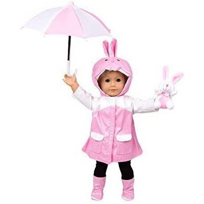 Dress Along Dolly Easter Bunny Rain Outfit for American Girl Doll