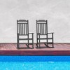 FURNIinspire Accent Chairs Rocking Chair For Taking A Nap, Reading, And Sunbathing, Suitable For Backyard, Living Room, Black, 27.2"*33.9"*45.3" - 2 of 4