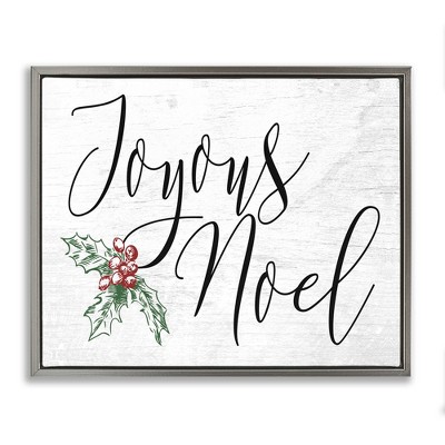 Stupell Industries Joyous Noel Christmas Botanicals, 31" x 25"