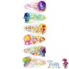 Trolls Confetti Hair Clips 6pcs Set with Charms - Trolls World Tour Toddler Hair Accessories 3+ - 2 of 4