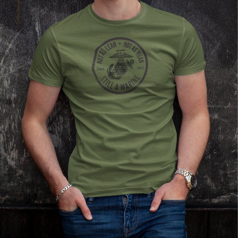 OUTSIDE THE WIRE Leatherneck for Life Still A Marine T-Shirt, 2 of 3