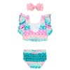 RuffleButts Tankini and Bow Headband Set - image 2 of 2