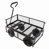 CAVINAS Multi-Functional Rolling Cart,Heavy-Duty Wagon Cart with All-Terrain Wheels,Utility Cart for Garden Camping Shopping - 2 of 4
