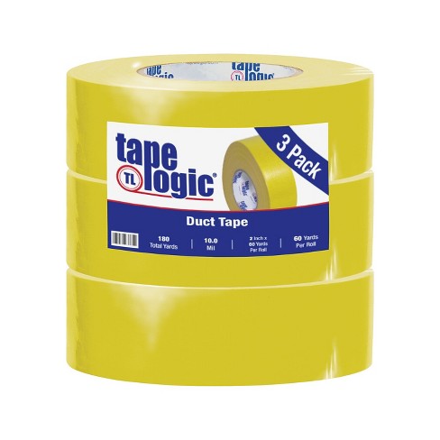 Si Products Colored Duct Tape Yellow 2 X 60 Yards 3/pack T987100y3pk :  Target