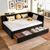 Full Size Upholstered Daybed with Storage Drawers - 2 of 4