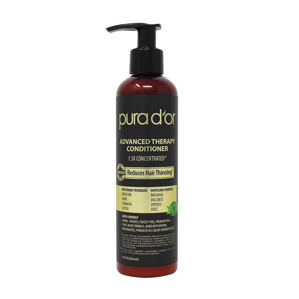 Photos - Hair Product Pura Dor Pura d'or Advanced Therapy Conditioner - 8 fl oz 