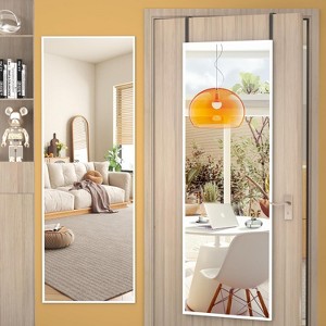 Door Mirror Full Length, 51 x 16 Inch Full Body Wall Mirror Over The Door Hanging Mirror - 1 of 4