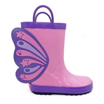 Bixbee Butterflyer Rain Boots - Rain Boots for Boys Girls Waterproof Toddler Rain Boots