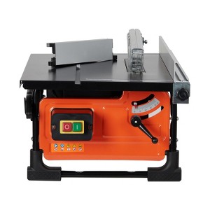 Portable Table Saw 8-inch for Jobsite - 6.7-Amp Copper Motor, 3576RPM, 24T Blade, Compact with Sliding Miter Gauge for DIY Woodworking - 1 of 4