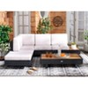 Allison Corner Living Set - Indoor/Outdoor - PAT7733 - Grey/Light Grey - Safavieh - 2 of 4
