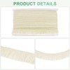 Unique Bargains Polyester Boho Durable Multipurpose Tassel Fringe Trim 27 Yards 1 Inch 1 Pc - 2 of 4