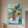 Art Remedy Tropical Flower Bag Vase Paintings Framed - 2 of 4