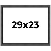 PosterPalooza | Photo Size Refined Black Picture Frame - UV Acrylic, Foam Board Backing, Hanging Hardware - 2 of 4