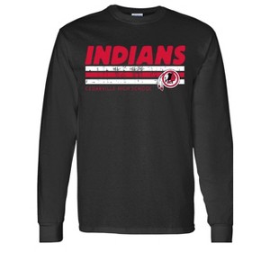 Adult Cedarville High School Indians Name & Graphic Essential Long ...