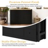 GDFStudio Caroline 89.7" Wooden Sideboard with Extendable Table and Storage - 4 of 4