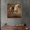 Notoriart Van Dyck - A Grey Horse Manly Inspirational Art Prints Framed - 2 of 4