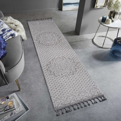 Kumasinova Stain-Resistant Medallion Area Rug, Indoor/Outdoor Area Rug, Rugs for Living Room – Non-Shedding, Kid & Pet-Friendly, Washable Rug