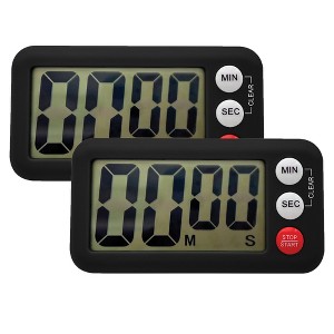 Teacher Created Resources® Magnetic Digital Classroom Timer, Black, Pack of 2 - 1 of 4