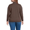 Lands' End Women's Relaxed Cotton Long Sleeve Mock Turtleneck - 2 of 3