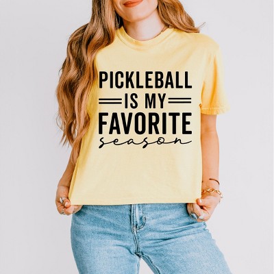 Simply Sage Market Pickleball Is My Favorite Season Boxy Crop Top