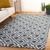 Rainbow Shag RBO102 Flatweave-Power Loomed Skid-Resistant Indoor Rugs - Safavieh - 2 of 4