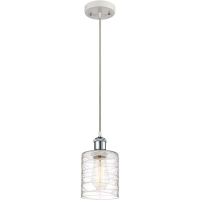 Cobbleskill - 1 Light Cord Hung Mini Pendant In Industrial Style-8 Inches Tall and 5 Inches Wide