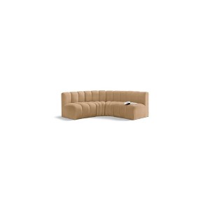 Meridian Furniture,Arc Velvet Modular Sofa - 1 of 4