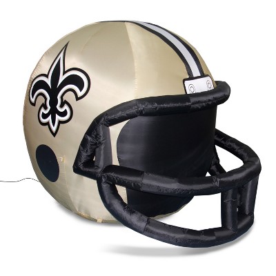 Fabrique NFL NEW ORLEANS SAINTS Team Inflatable Helmet   4 ft., 4 ft Tall, Gold