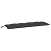 vidaXL Garden Bench Cushion Black 59.1"x19.7"x2.8" Oxford Fabric - 2 of 4