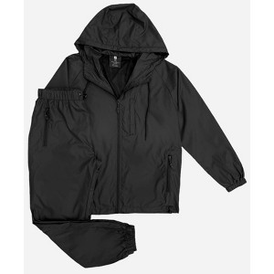 Men’s 2-Piece light Tracksuit Windbreaker Set Jogger Sauna GYM Set with Mesh Lining - 1 of 4