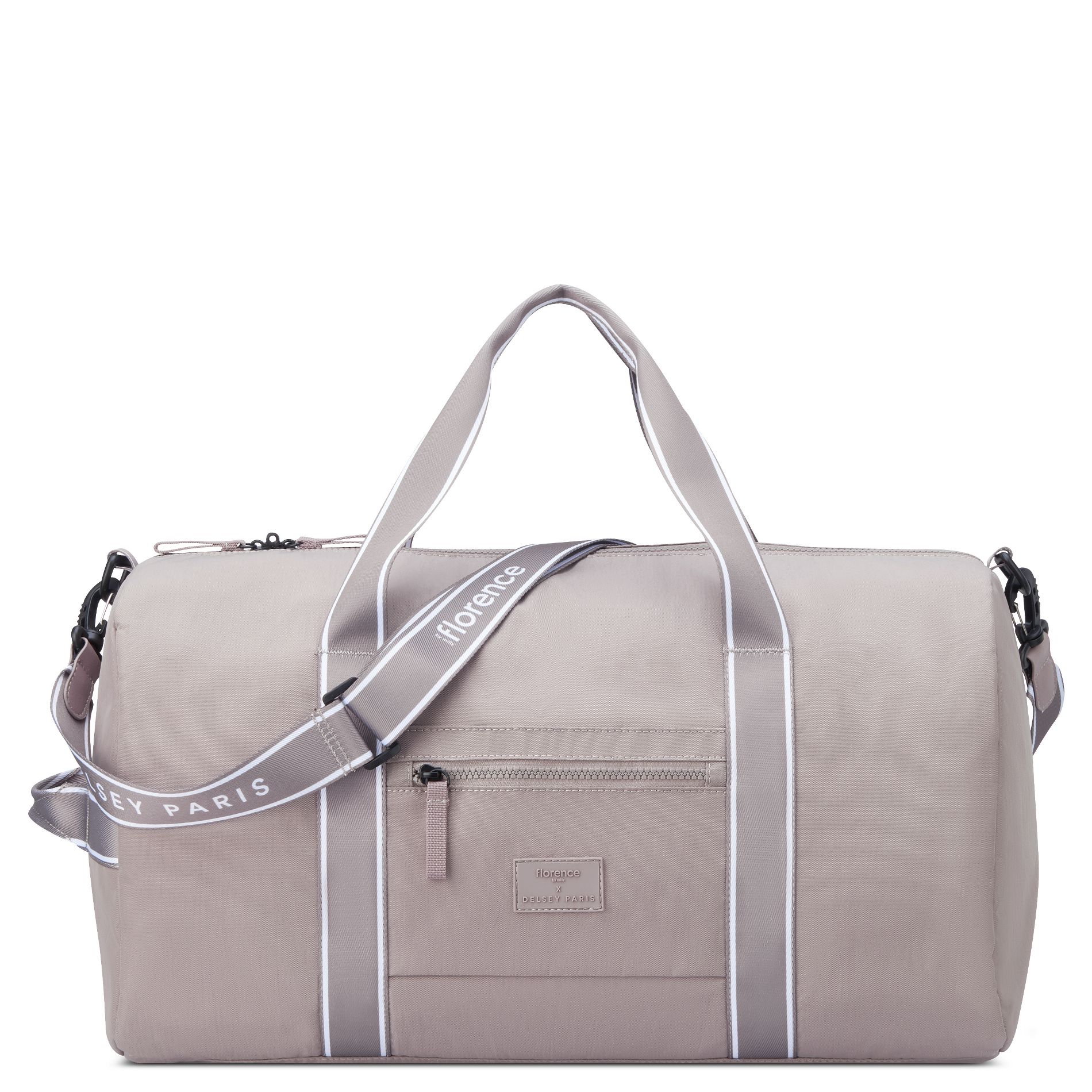 Florence by mills x DELSEY PARIS Carry On Sweet Escape Lightweight Softside Duffel Bag - Chestnut