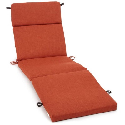 Blazing Needles, 72-inch by 24-inch Solid Polyester Outdoor Chaise Lounge Cushion