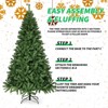 6ft Premium Christmas Tree, Pine Hinged Artificial Holiday Tree W/ 1000 Tips - 4 of 4