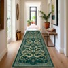 Washable Snake Print Large Living Room Rugs, Animal Print Forest Bedroom Carpet, Soft Non Slip Floor Cover for Kitchen Dining Room - 2 of 4