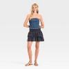 Women's Denim Corset Tube Top - Universal Thread™ - 3 of 3