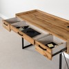 South Shore Finneas Desk Nordik Oak: Modern Farmhouse Style, Built-in Power Strip, Scratch Resistant - 3 of 4