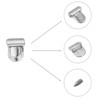 Unique Bargains Zinc Alloy DIY Wallet Purse Making Decorative Turn Lock Clasp 4 Pcs - 4 of 4